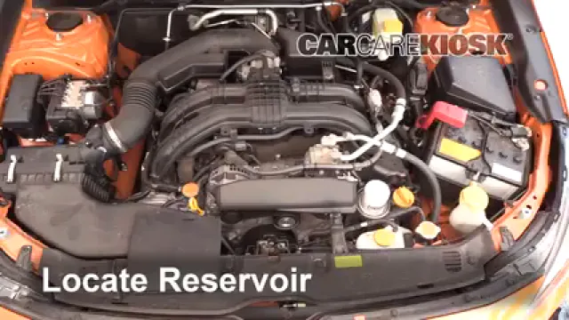 2018 Subaru Crosstrek Premium 2.0L 4 Cyl. Windshield Washer Fluid Add Fluid